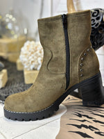Charger l&#39;image dans la galerie, Boots STELLA Kaki
