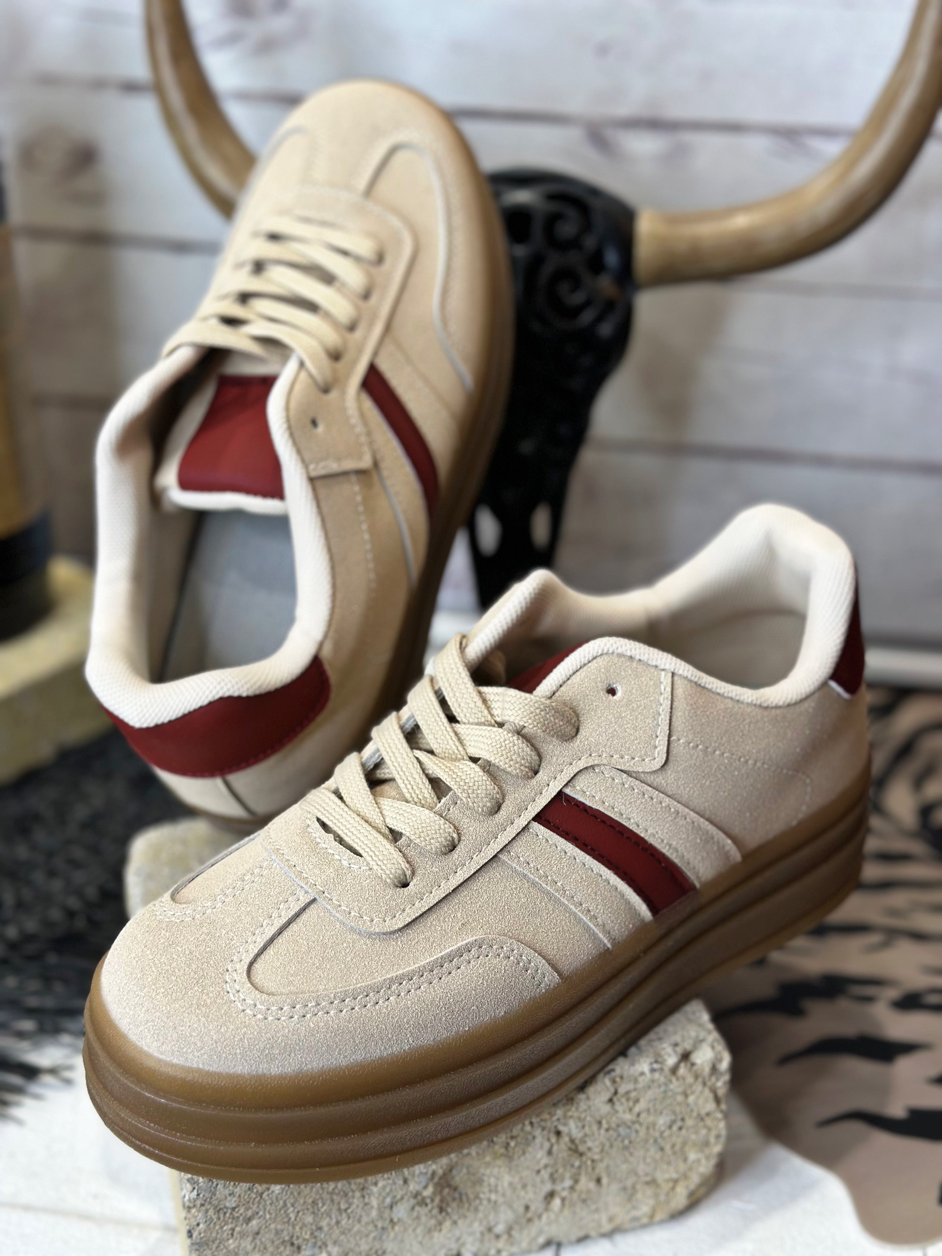 Baskets PAQUITA Beige