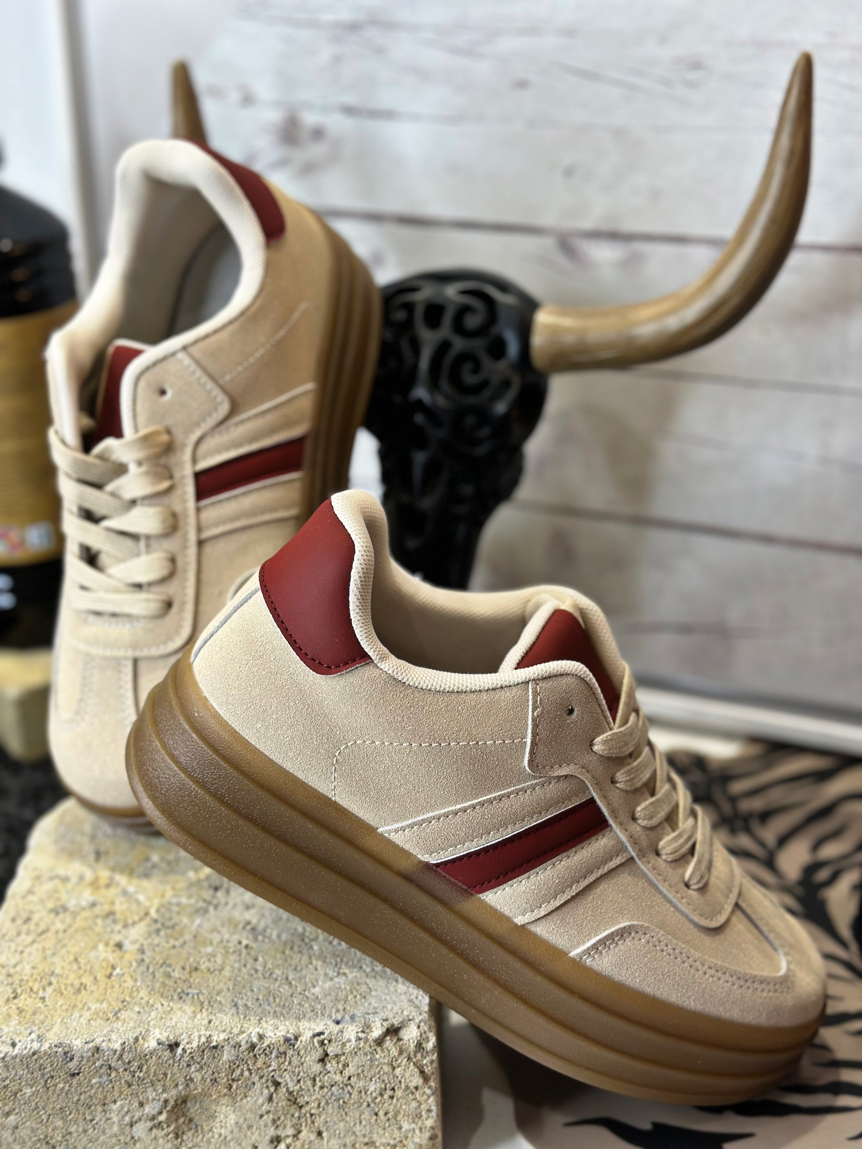 Baskets PAQUITA Beige
