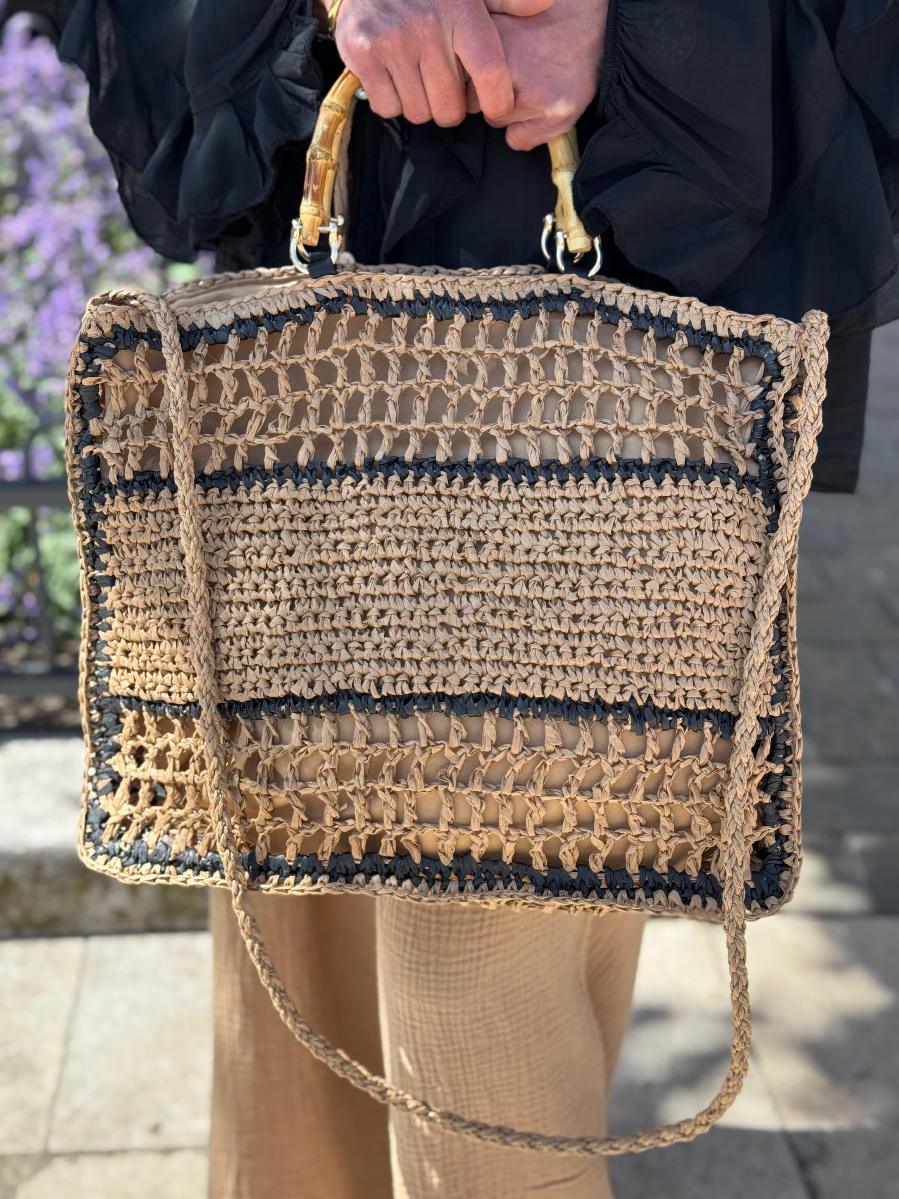Sac RIVE GAUCHE Naturel/Noir