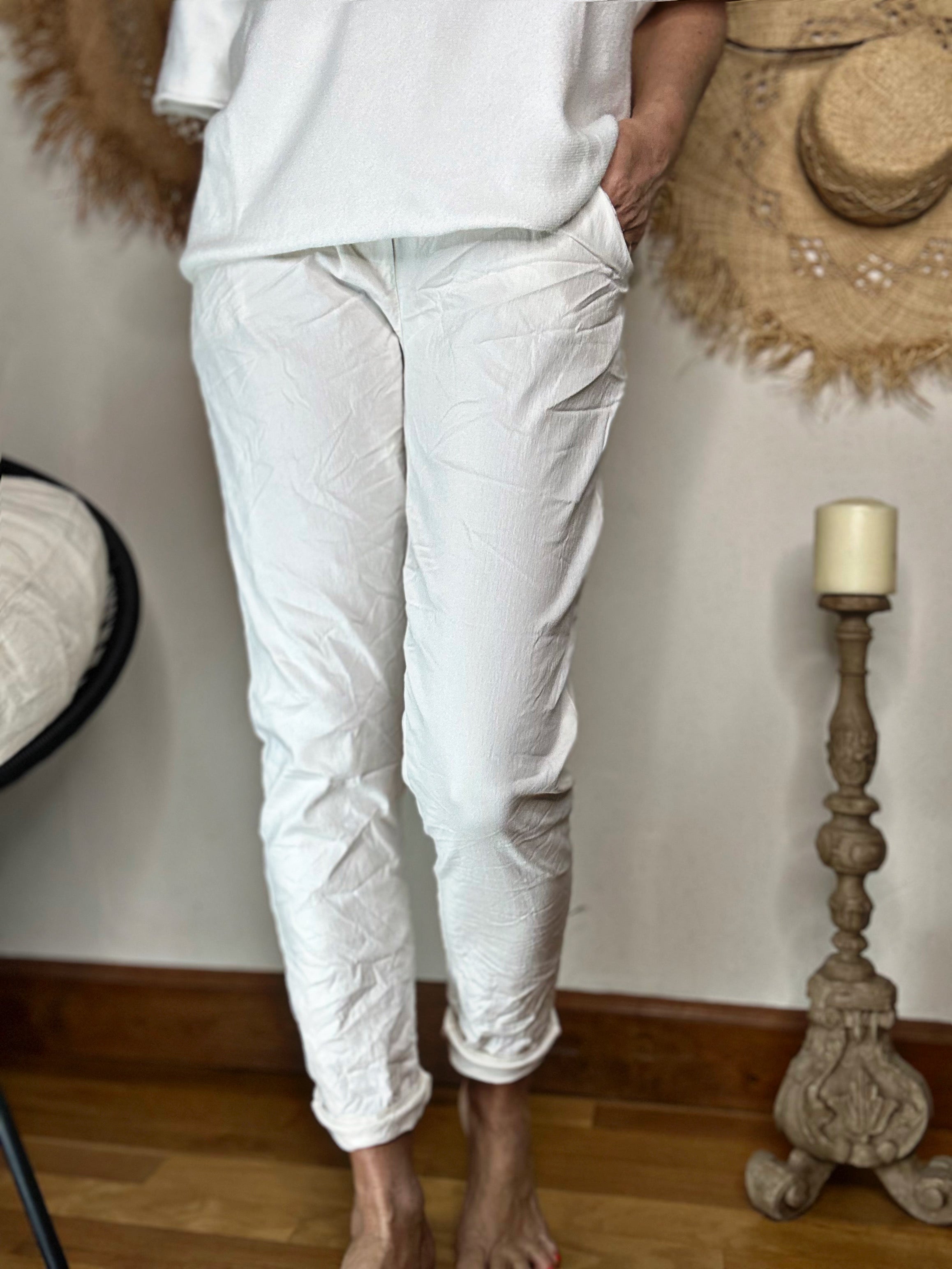 Pantalon magique TALLY Blanc