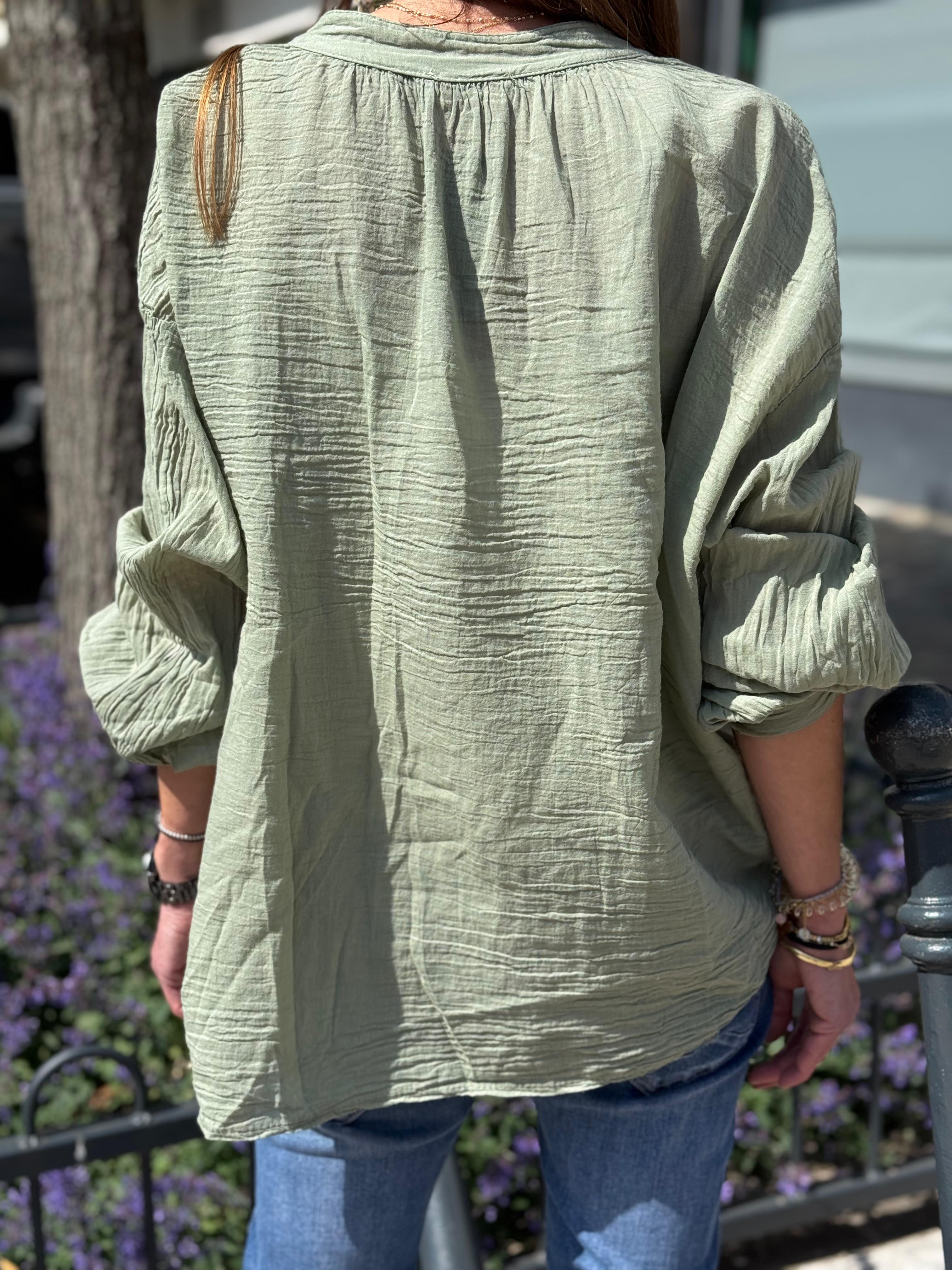 Chemise FABIOLA Kaki