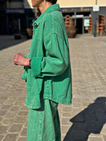 Charger l'image dans la galerie, Veste/Surchemise Verte effet délavé - NYSA
