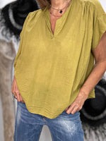 Charger l'image dans la galerie, Blouse DANY Olive
