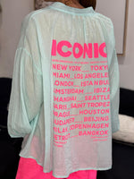Charger l'image dans la galerie, Chemise Aqua imprimé dos - LORYA
