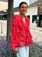Charger l&#39;image dans la galerie, Chemise NINA Rouge
