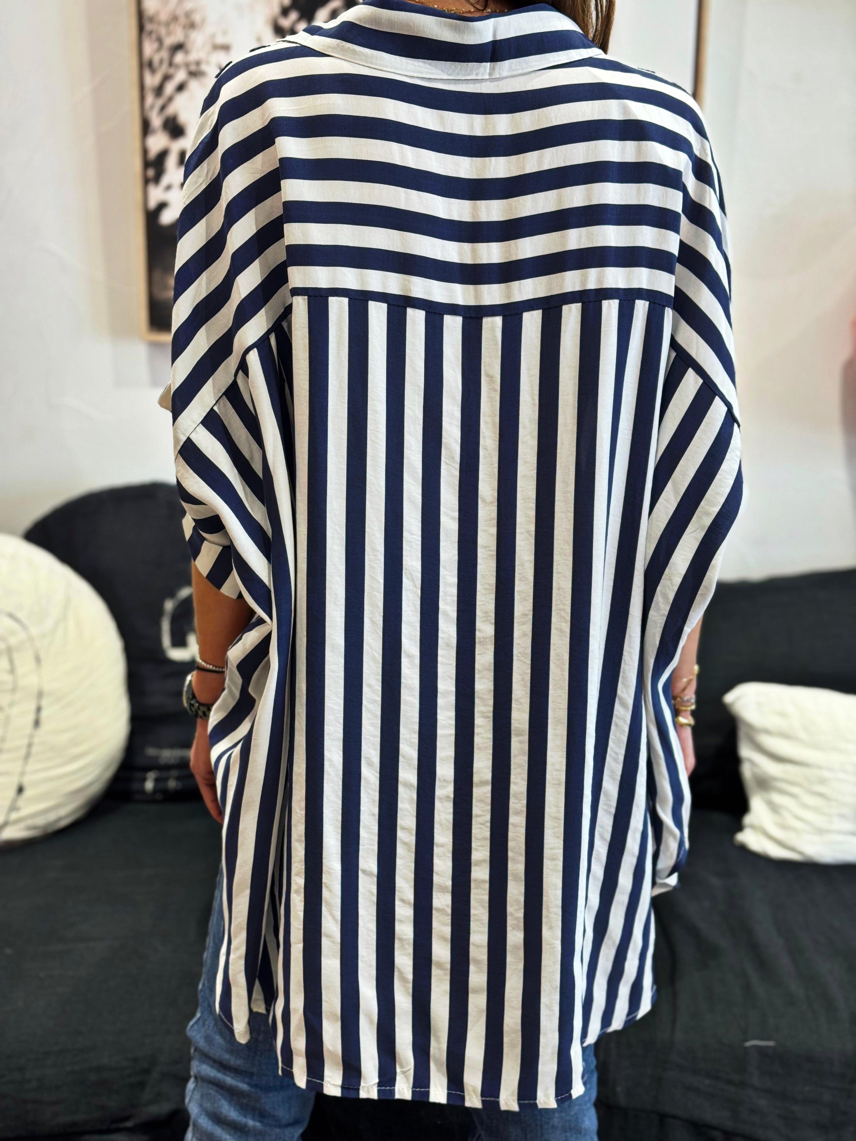 Chemise TAKE ME TO PARIS Marine