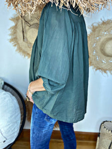 Chemise LIDIA Kaki