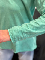 Charger l'image dans la galerie, T-shirt manches longues Vert turquoise - ILONA
