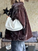 Charger l'image dans la galerie, Blouson manches courtes MAE Choco
