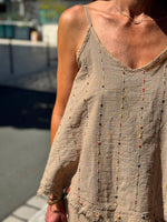 Charger l'image dans la galerie, Ensemble top et pantalon Camel - JANEL
