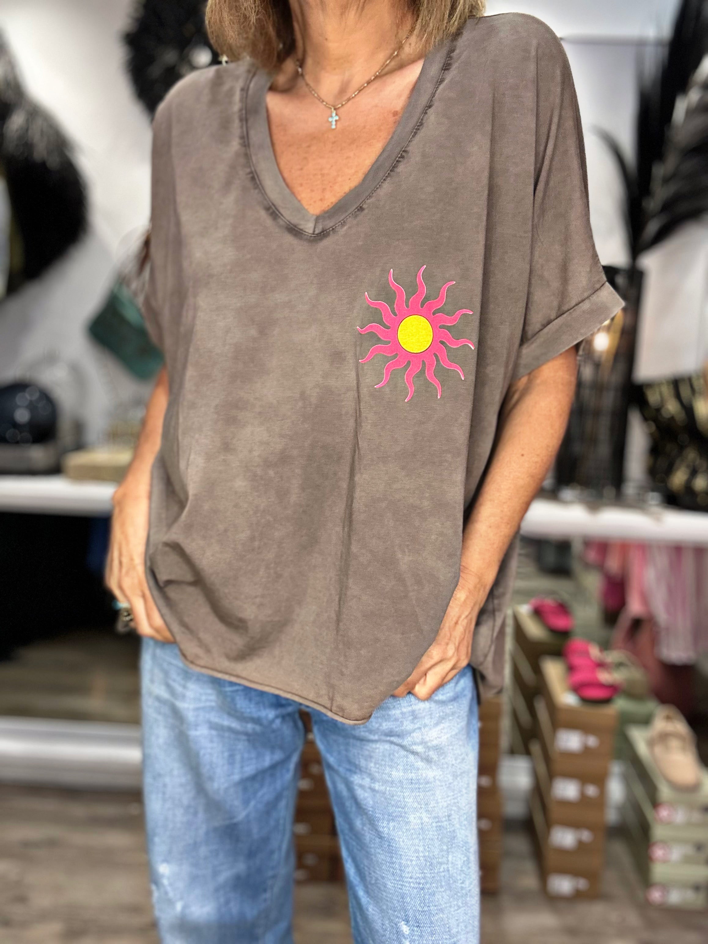 Tee shirt CIAO BELLA Choco