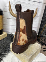 Charger l&#39;image dans la galerie, Boots VALERIA Choco
