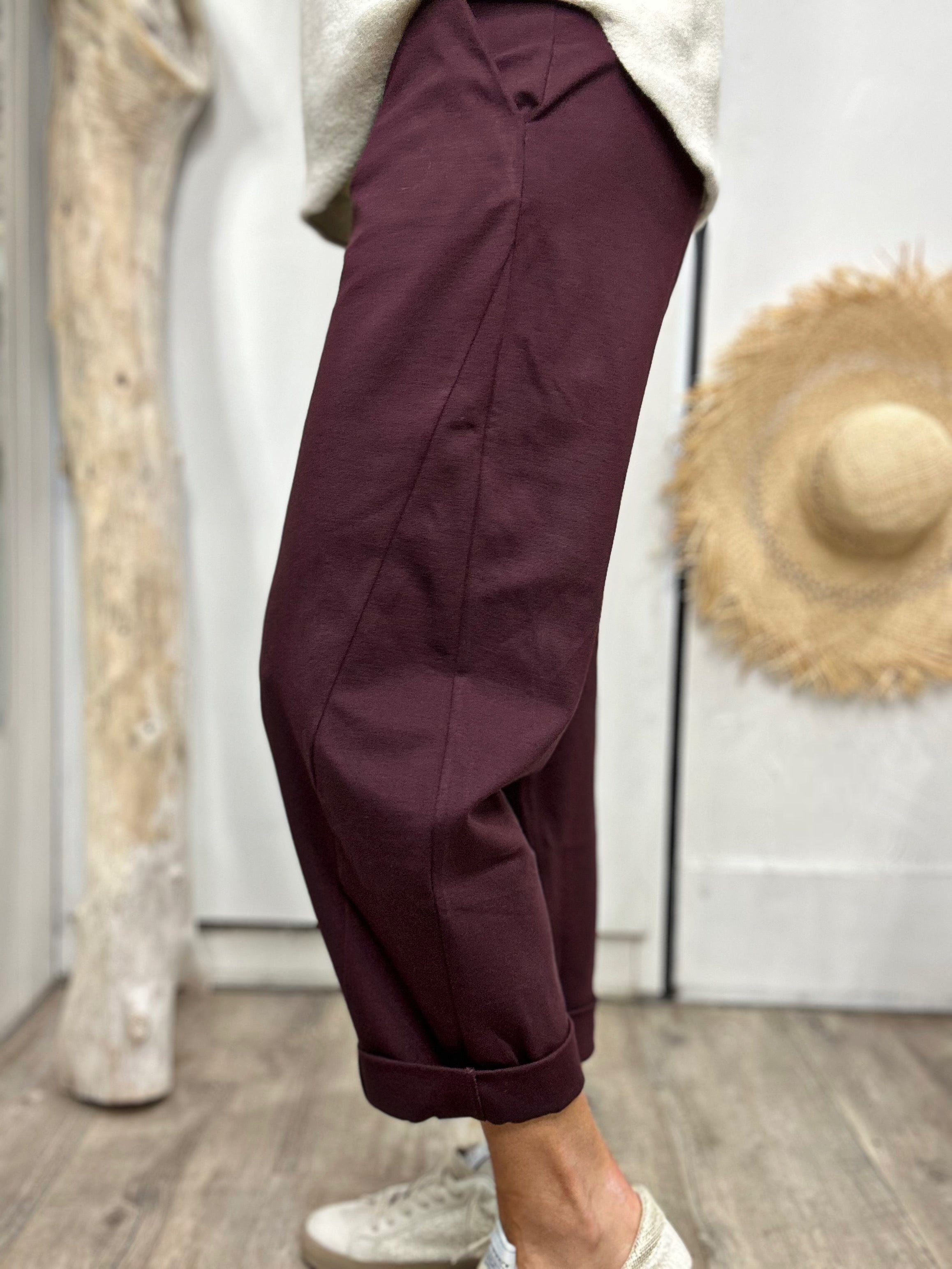 Pantalon CHARLEY Bordeaux
