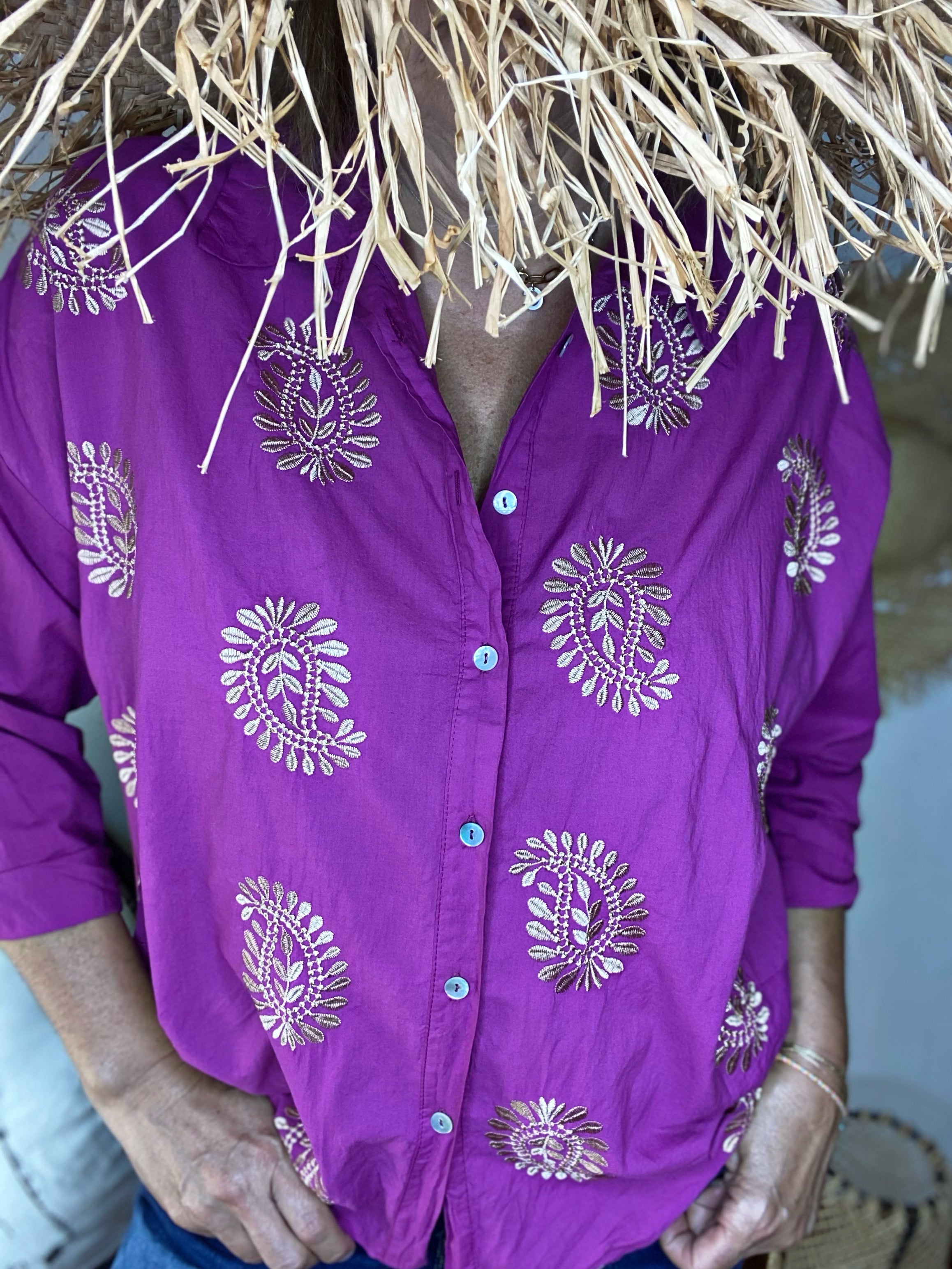 Chemise FLAURE Fuchsia