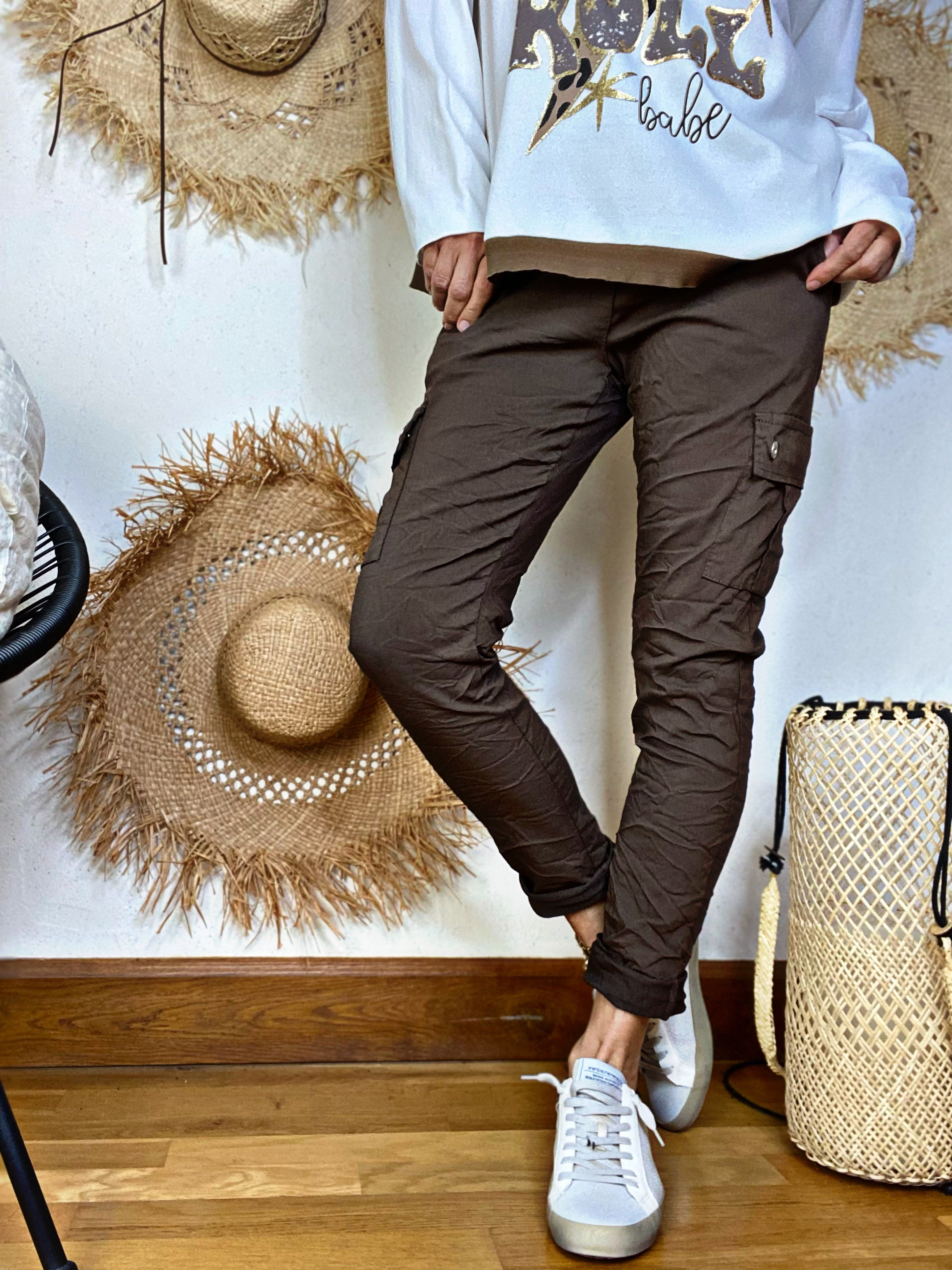 Pantalon GABY Chocolat
