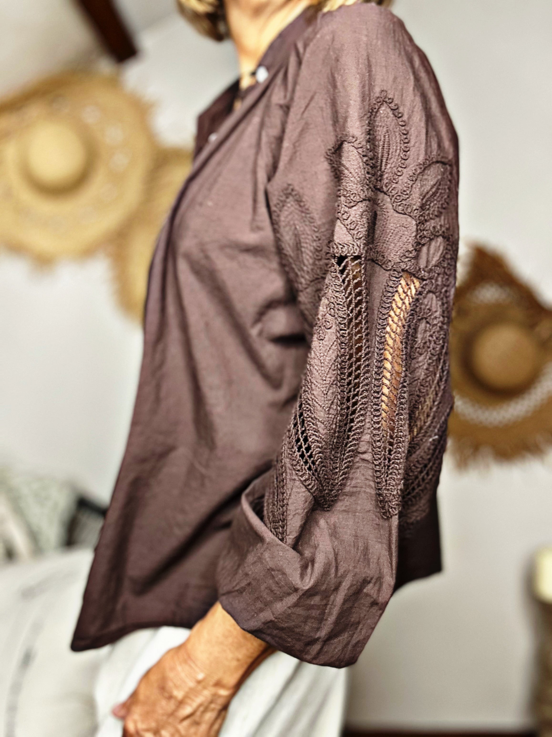 Chemise ADELINA Choco