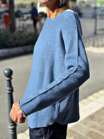 Charger l&#39;image dans la galerie, Pull doux LINO Bleu
