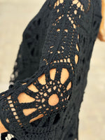 Charger l'image dans la galerie, Pull crochet + Top ZARA Noir
