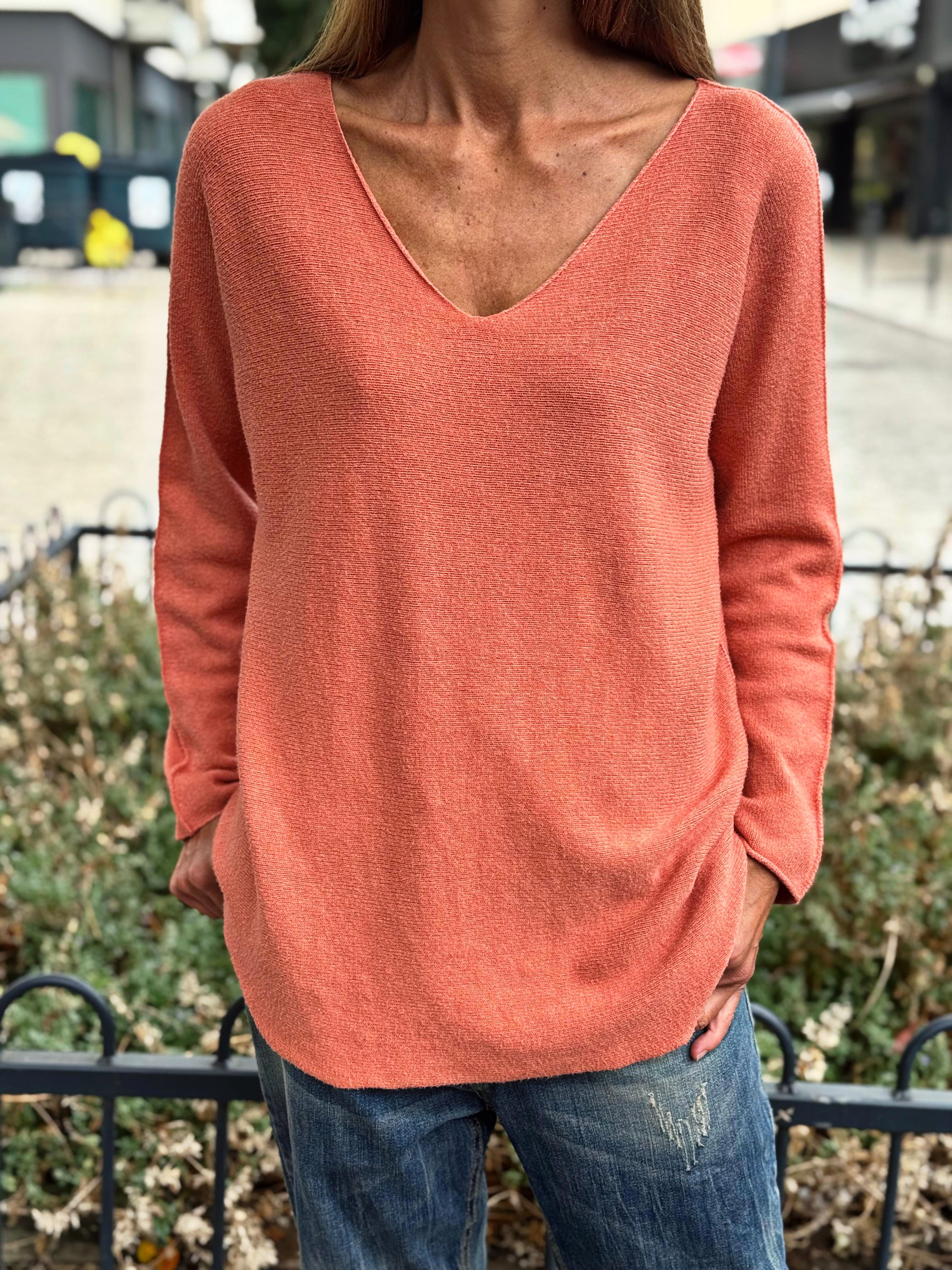 Pull doux TAO Corail