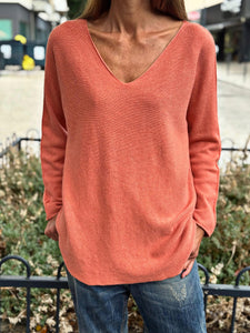 Pull doux TAO Corail