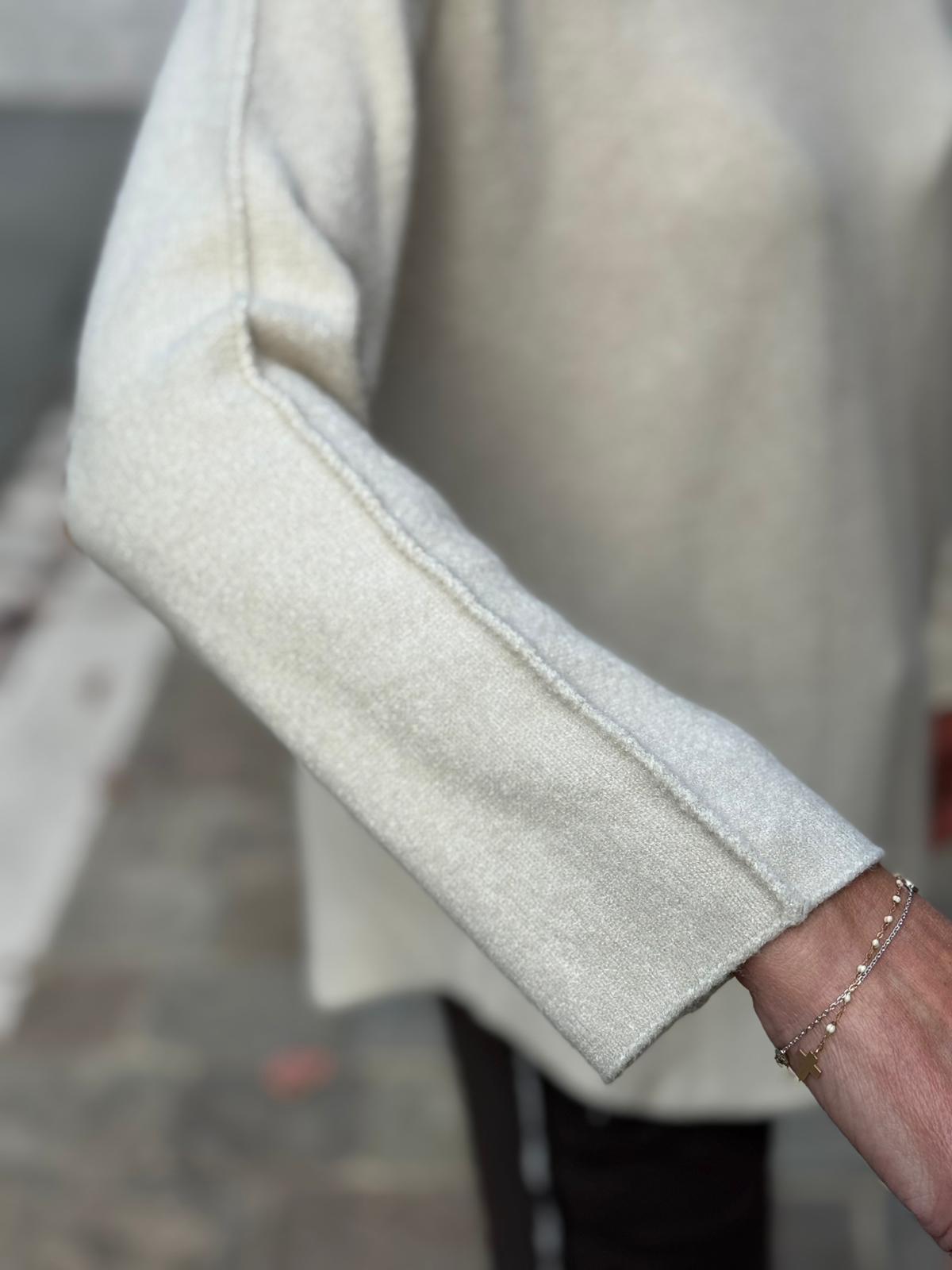 Pull doux LINO Greige