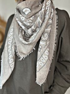 Foulard BANDANAS Taupe