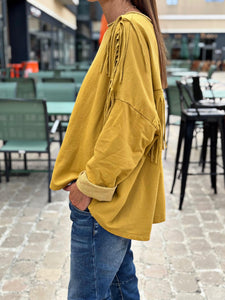 Sweat fin CLEO Jaune