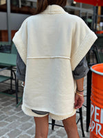 Charger l&#39;image dans la galerie, Blouson sans manche LOOMY Ecru
