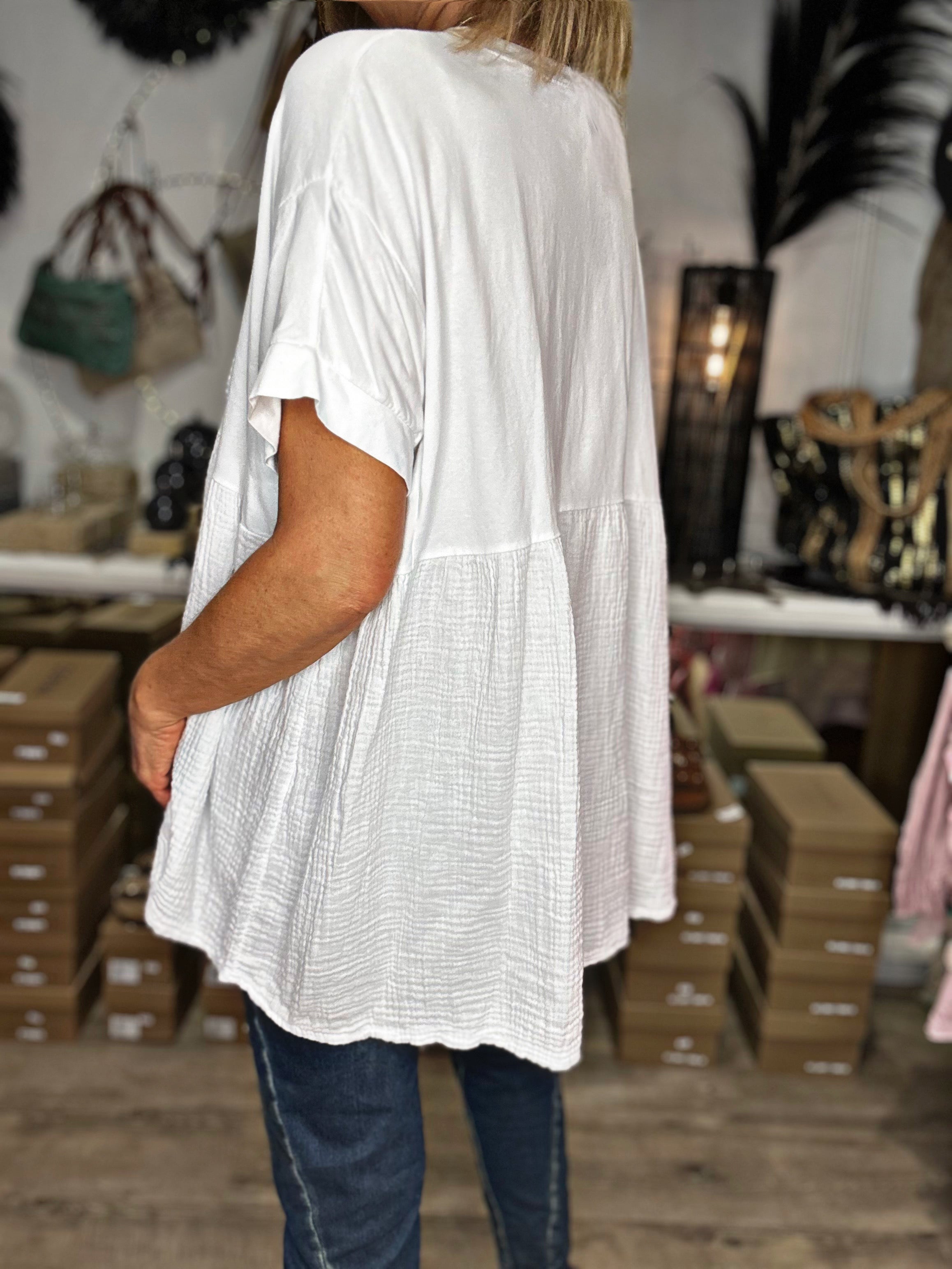 Top VANILLE Blanc