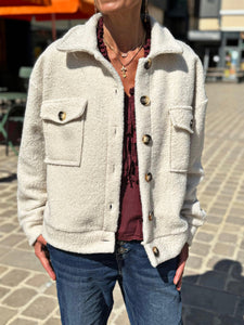 Blouson bouclette GAB Beige