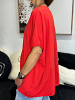 Charger l'image dans la galerie, Tee shirt uni LORIS Rouge

