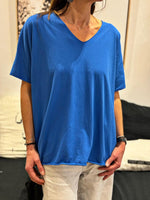 Charger l'image dans la galerie, Tee shirt uni LORIS Bleu électrique
