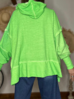 Charger l'image dans la galerie, Sweat SUNNY Vert fluo
