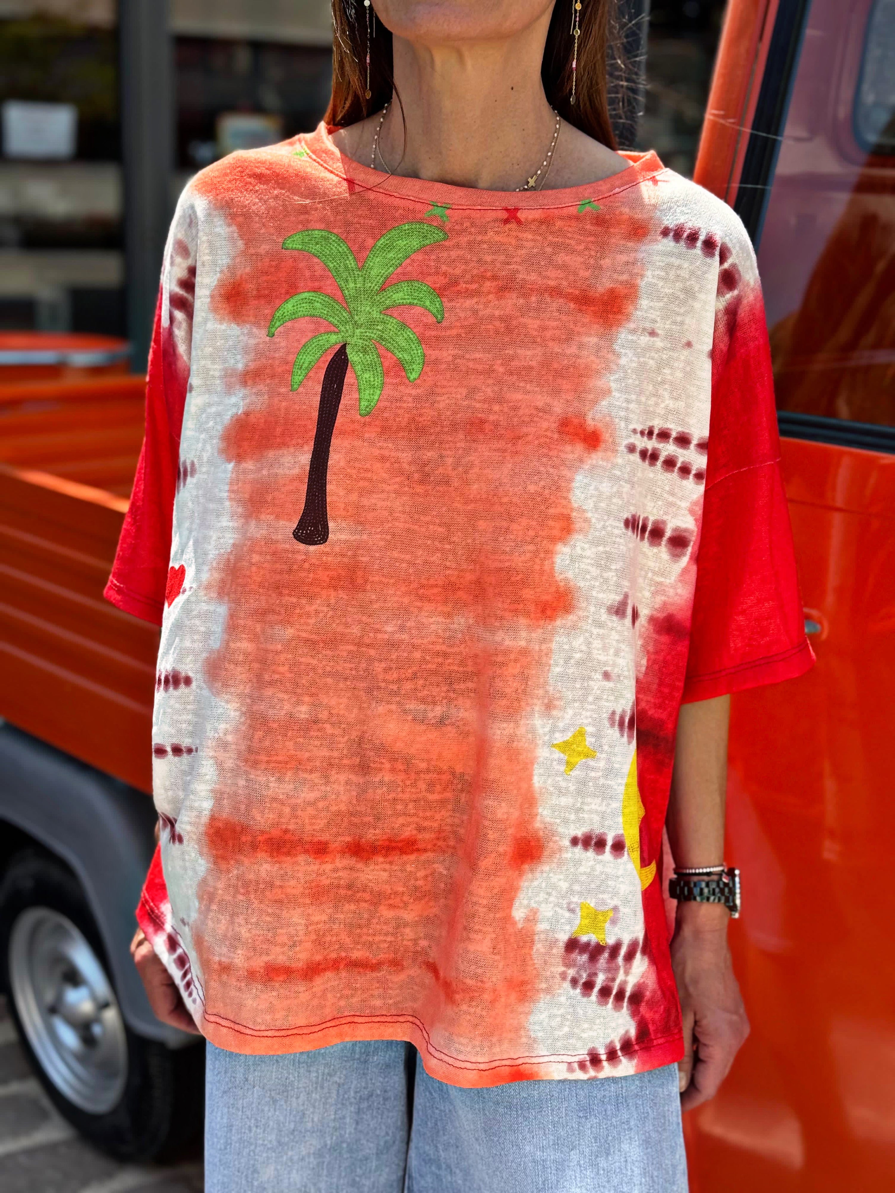 Tee shirt PALMIE Orange