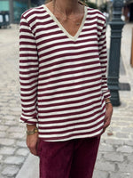 Charger l'image dans la galerie, Tee shirt TINO Bordeaux
