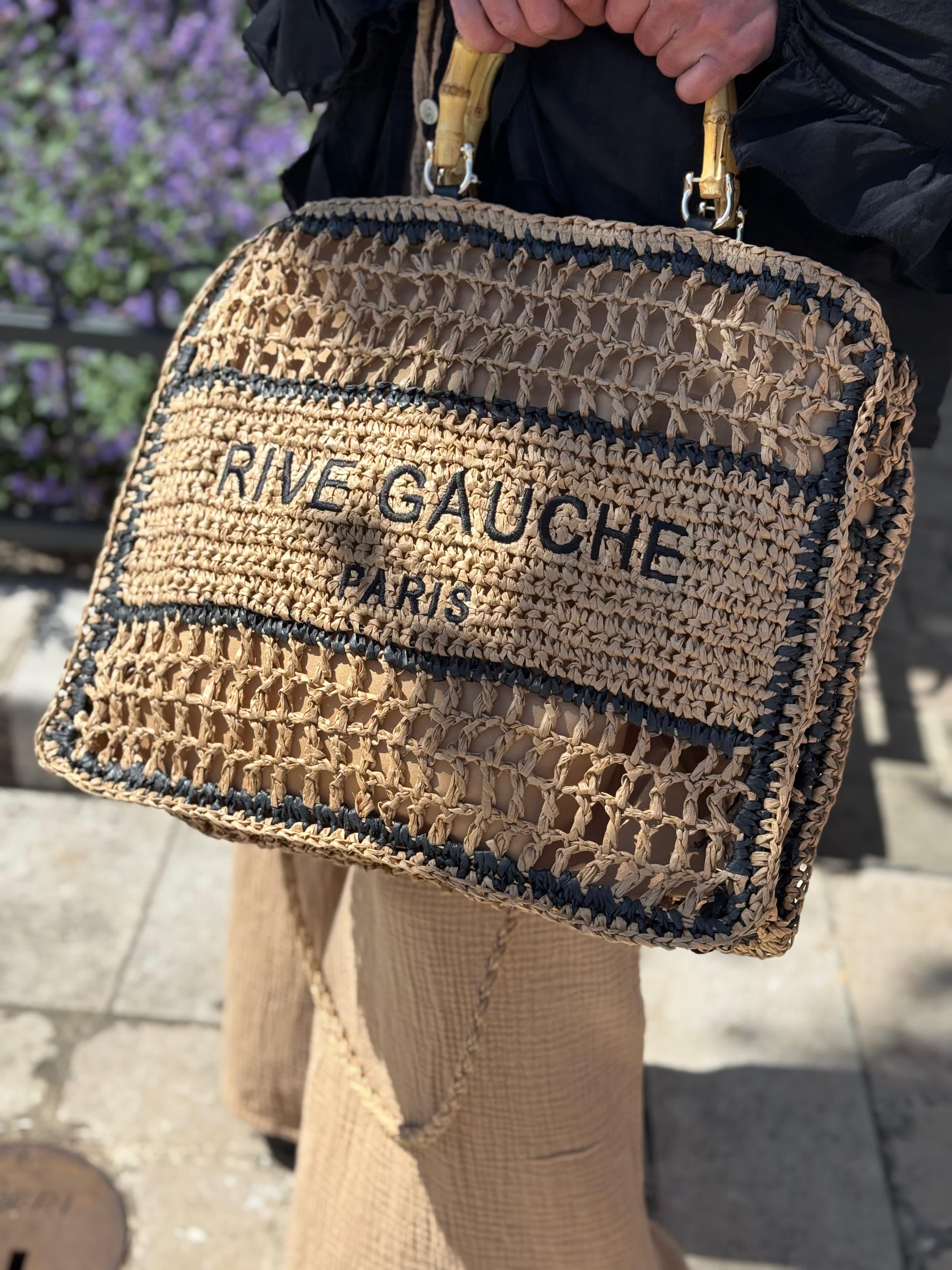 Sac RIVE GAUCHE Naturel/Noir