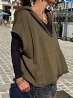 Charger l'image dans la galerie, Sweat sans manches VIKA Kaki
