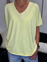 Charger l'image dans la galerie, Tee shirt uni LORIS Jaune
