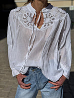 Charger l'image dans la galerie, Blouse NELISE Blanc
