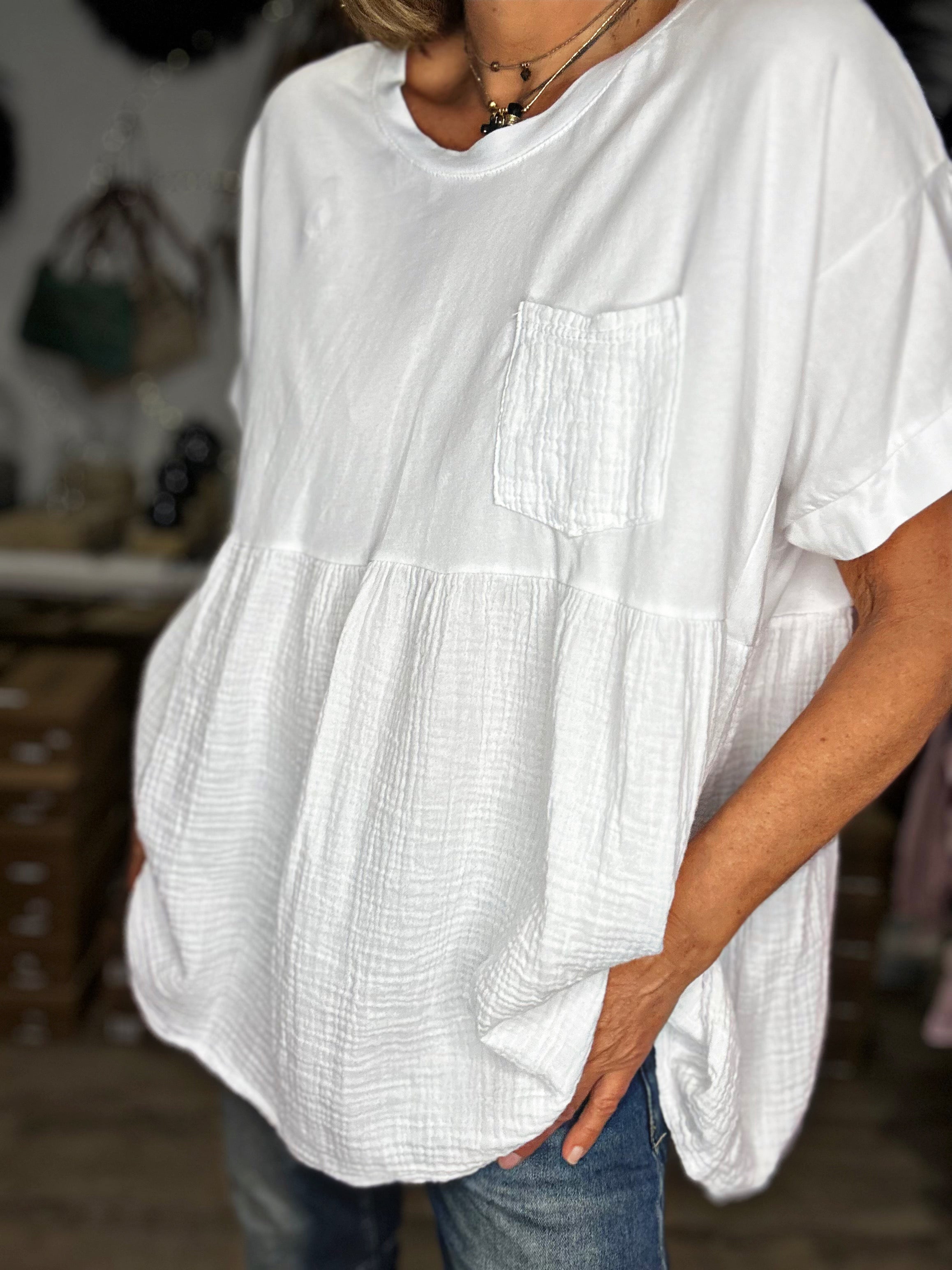 Top VANILLE Blanc