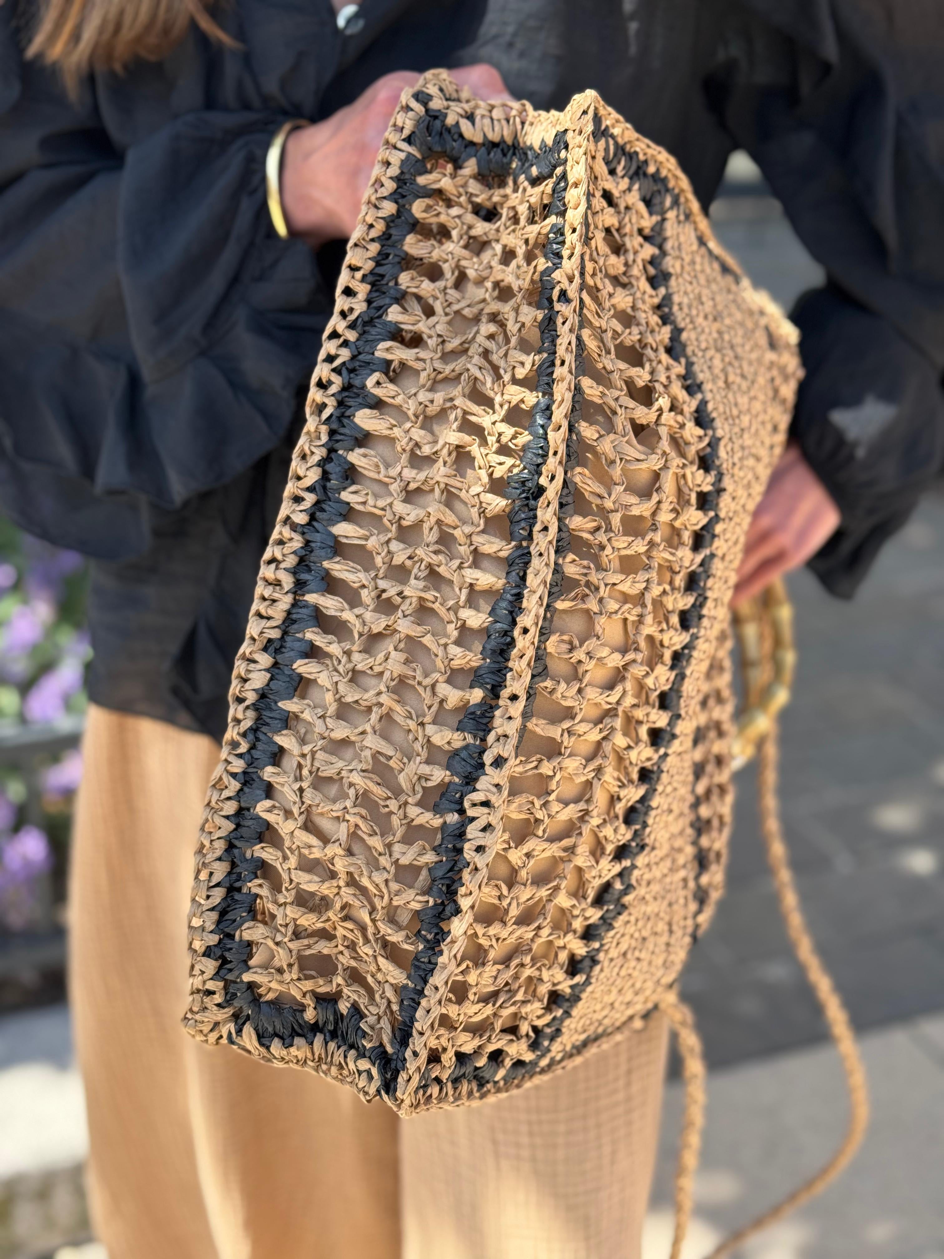 Sac RIVE GAUCHE Naturel/Noir