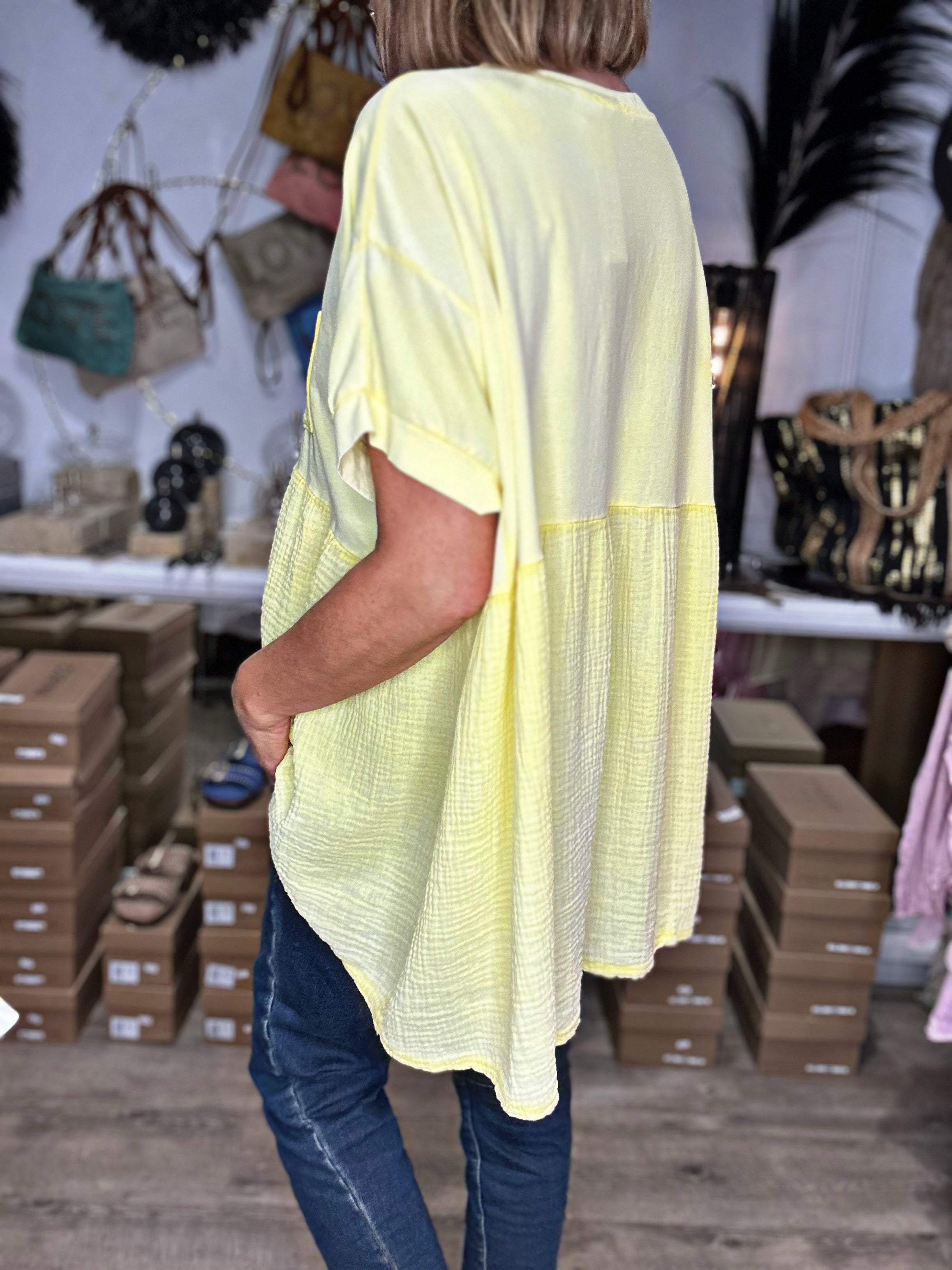 Top VANILLE Jaune