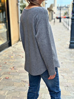 Charger l&#39;image dans la galerie, Pull doux LINO Gris
