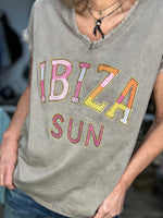 Charger l&#39;image dans la galerie, Tee shirt IBIZA SUN Choco
