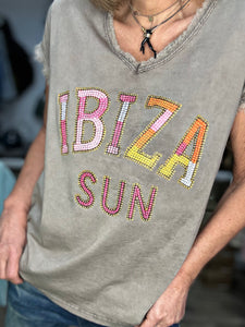 Tee shirt IBIZA SUN Choco