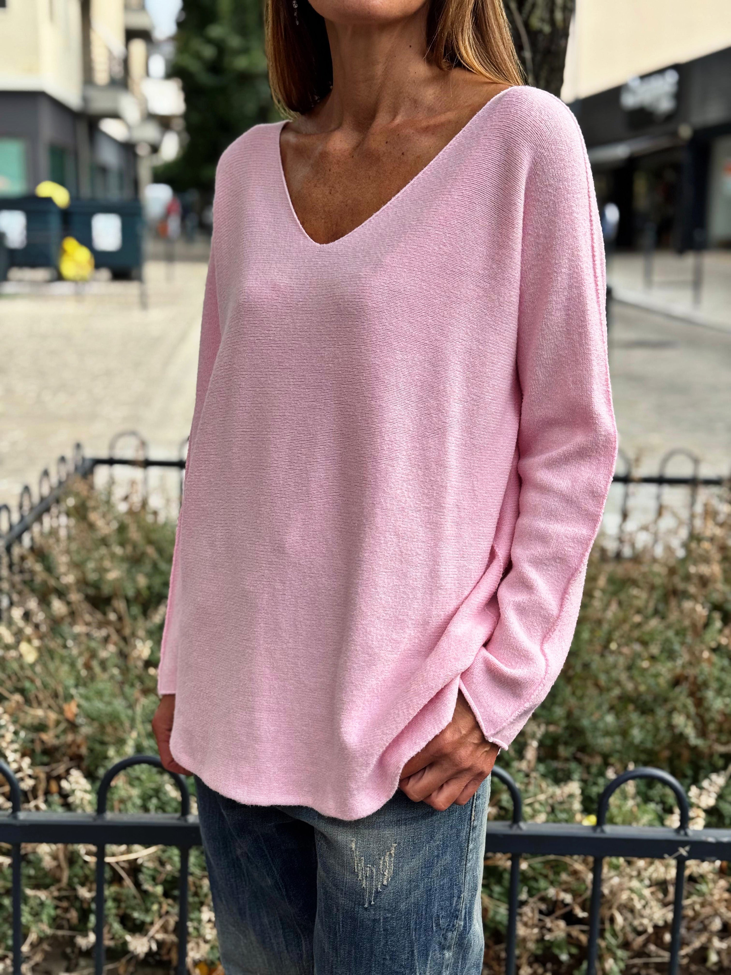 Pull doux TAO Rose