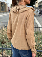 Charger l&#39;image dans la galerie, Blouse SERENA Camel
