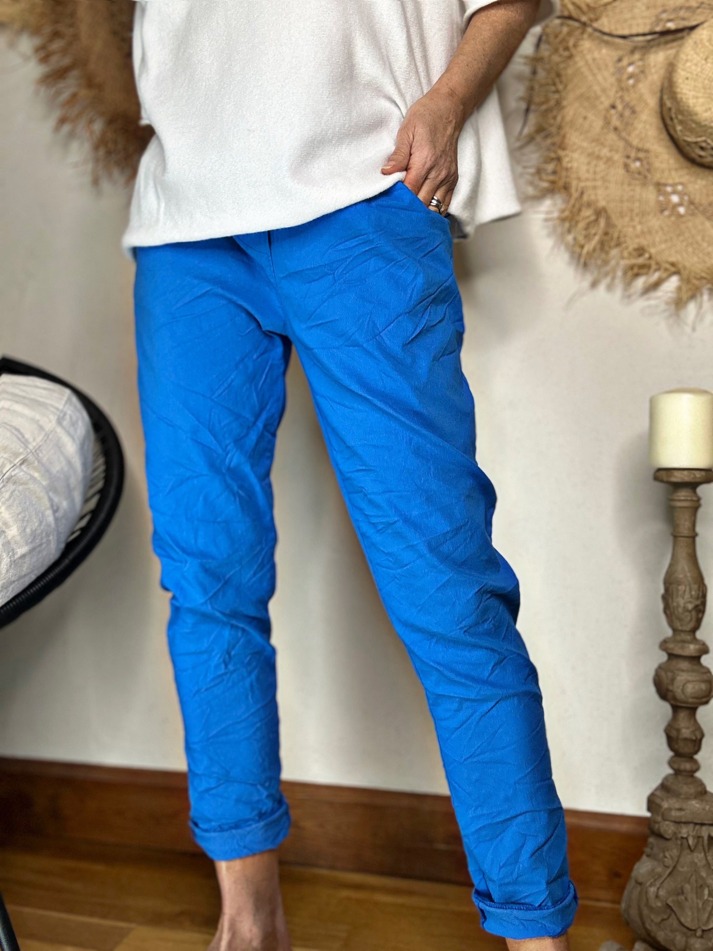 Pantalon magique TALLY Bleu électrique