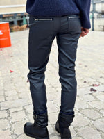 Charger l&#39;image dans la galerie, Pantalon simili cuir MAX Marine
